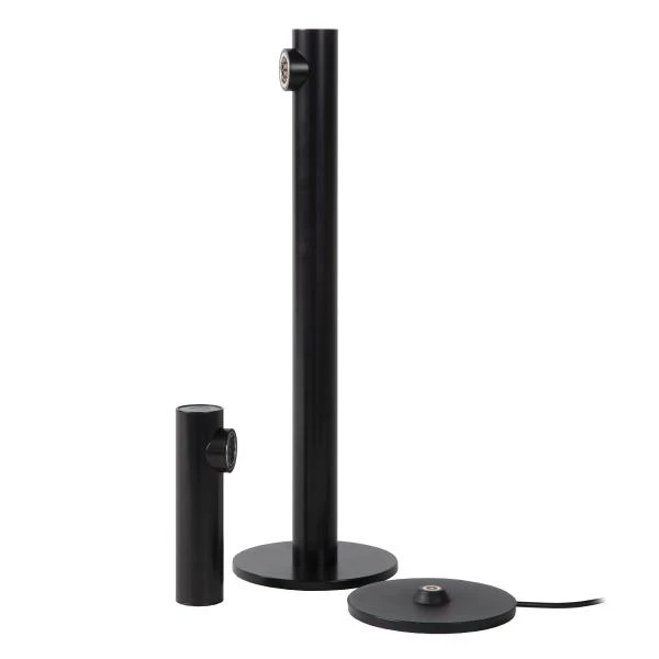 Lucide ANTRIM - Rechargeable Table lamp - Battery - LED Dim. - 1x2,2W 2700K - IP54 - With wireless charging pad - Black - detail 1
